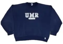 Russell Athletic スウェット XL ネイビー UMR 刺繍ロゴ