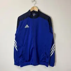 00s/vintage/アディダス/ブルー/トラックジャケット 三本線 y2k