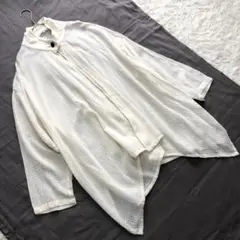 【訳あり】萌　モユル　センソユニコ　変形シャツ　カーディガン