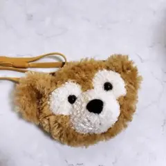 ディズニー　ダッフィー　ポシェット　パスケース　フェイス