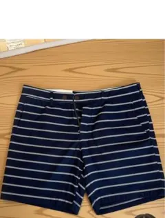 【美品】アバクロ ボーダーショートパンツ 32のサムネイル