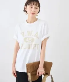 Champion/チャンピオン別注　アソートロゴプリントオーバーサイズTシャツ
