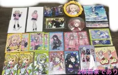 プロセカ レオニ まとめ売り アクリルスタンド 缶バッジ エピカ 箔押し 下敷き