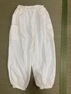Bee des Bee カーゴパンツ ホワイト 130