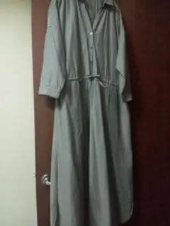 URBAN RESEARCH チェック柄 ロングシャツワンピース