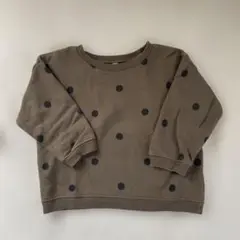 organiczoo ドット　スウェット　2-3y