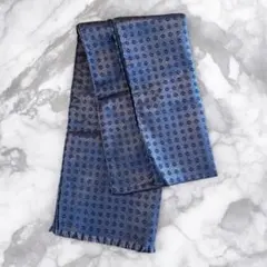 美品　ポールスミス　シルク混紡 ストール 幾何学模様とストライプ