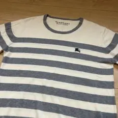 Burberry Black Label ストライプ Tシャツ メンズニット