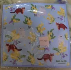 ポール&ジョー アクセソワ スマホもメガネもふけるハンカチーフ ブルー