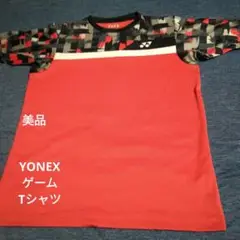 美白YONEX グラフィック Tシャツ Mサイズ 赤/黒