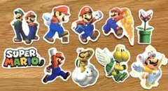 スーパーマリオ キャラクターステッカーセット 10枚