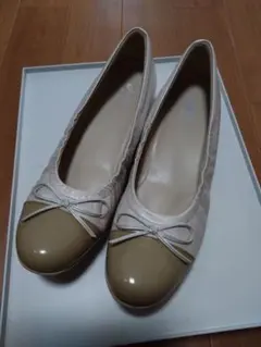 【新品】ペダラ レディース 2E 2.0cmヒール ベージュ 24.0cm