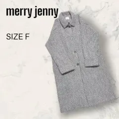 merry jenny ツイード ステンカラー コート