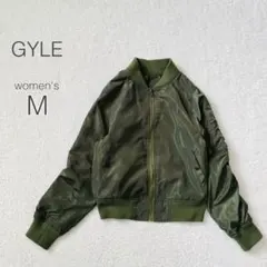 【ジル】MA-1 ブルゾン フルジップジャケット 長袖 ナイロン カジュアル M