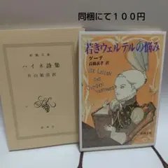 若きウェルテルの悩み　ハイネ詩集
