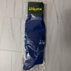 ATHLETA サッカーソックス 青 22-24cm