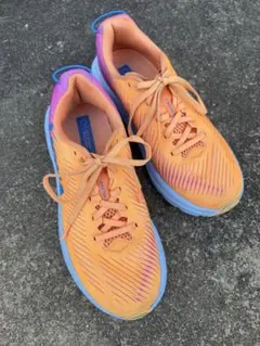 HOKA RINCON 3 ランニングシューズ オレンジ/パープル 24