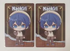 カラフルピーチ なおきり バレンタイン アクスタ 缶バッジ 特典カード