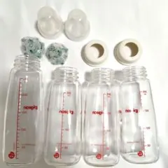 ピジョンスリムタイプ　ガラス製哺乳瓶 200ml×3本 240ml×1本　セット