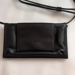 ear PAPILLONER モバイルウォレット横型ショルダーバッグ ブラック