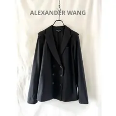 ★美品★アレキサンダーワン テーラードジャケット ダブル 黒 ウール ライクラ 2026年最新】Alexander Wang レディース テーラードジャケットの人気
