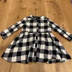 H&M チェック柄　シャツワンピース