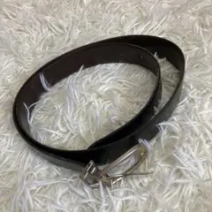 クリスチャンディオール　ベルト　黒　レザー