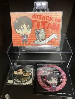 進撃の巨人 エレン リヴァイ コラボグッズ 3点セット