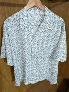 ハッピーハンバーグ シリカゲル柄シャツ