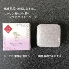 ≪ カサつき 肌荒れに ≫ シハク ホワイトソープ（ 洗顔 ） パーフェクトワンのサムネイル