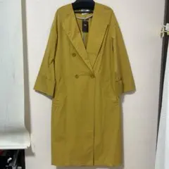 [新品.未使用]ear マスタード ダブルブレスト トレンチコート