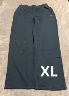 00s NIKE バギースウェットパンツ 黒 Y2K テック 極太 ストレート