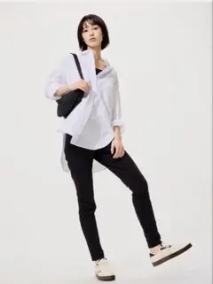 UNIQLO ユニクロ ウルトラストレッチレギンスパンツ BLACK