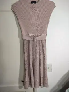 JUSGLITTY♡レースレイヤードワンピースM グレンチェック 茶 - メルカリ