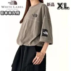 ノースフェイス　Tシャツ　XL ベージュブラウン　新品　XXL　２XL　韓国