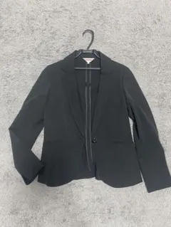 M'CGREGOR 黒 ストライプ テーラードジャケット 11号