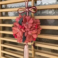 ちりめん吊るし桜吊るし飾り☆ハンドメイド 吊るし飾り つるし飾り 置物 季節 春 桜 壁飾り 変わり下げ飾り