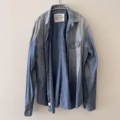 FRANK & EILEEN メンズデニムシャツ ユーズド加工　大きめM