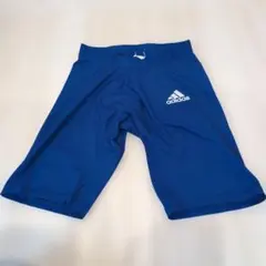 adidas インナータイツ ブルー　Oサイズ
