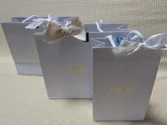 Dior リボン付きショップ袋 3点セット
