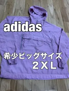 adidas アディダス　プルオーバー　ナイロンパーカー　ウーブン　サイズ2XL