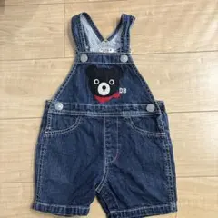 DOUBLE.B ミキハウス デニムオーバーオール F