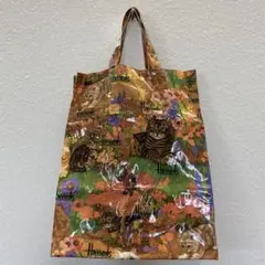 Harrods 猫と花のトートバッグ　ハロッズのサムネイル