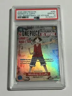【PSA10】 ルフィ バスケットボール カレッジ ワンピースカード USのサムネイル