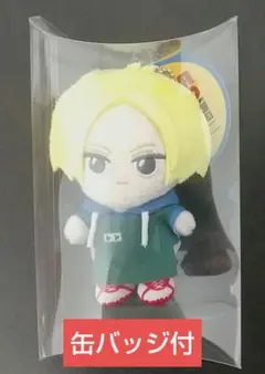 SAKAMOTODAYS 朝倉シン キャラぱぺ mini マスコット 缶バッジ