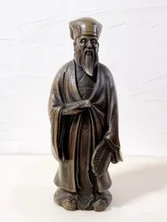 金属工芸 翁 置物 縁起物 伝統工芸　銅像 金属工芸 翁 置物 縁起物 伝統工芸 銅像 - メルカリ