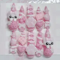 ♡オーダーページ♡ 平成女児ネイルチップ 量産型 地雷系 ネイルチップ
