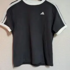 adidas 半袖 Tシャツ ダークグレー×ホワイトのサムネイル