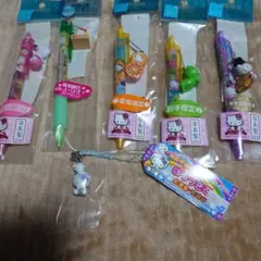 ご当地キティ シャープペン5本+ストラップ1個