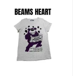【ビームスハート】美品　半袖Tシャツ　アニマルカーニバル　ベア　フリーワンサイズのサムネイル